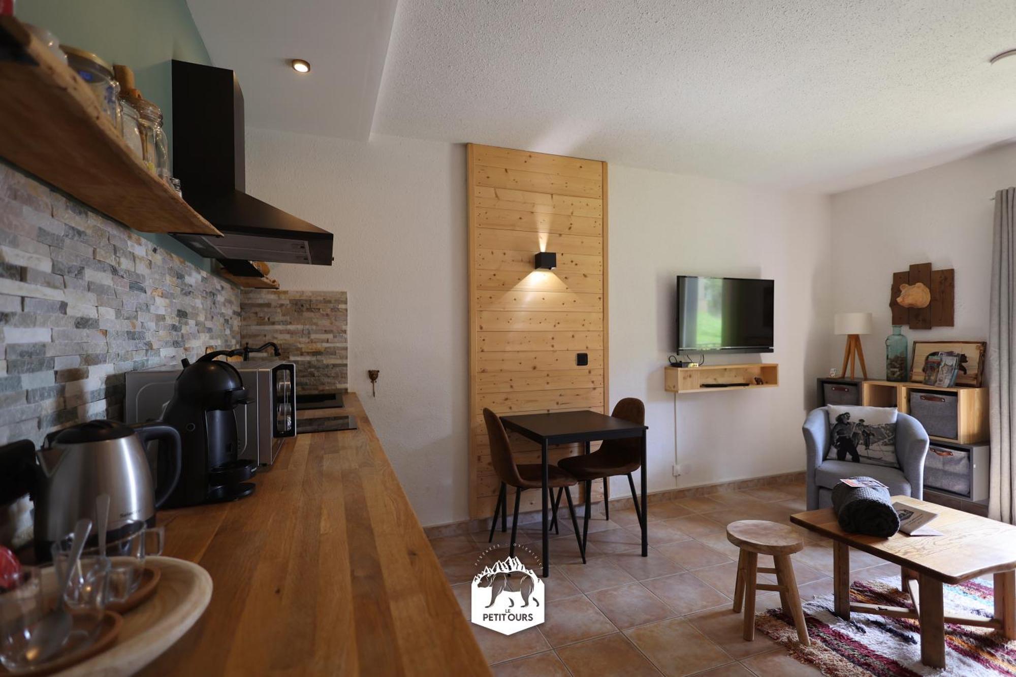 Le Petit Ours & Le Petit Cerf - Studios Vue Lac & Montagnes Les Angles  Exterior foto